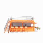 Affordable 20ft or 40ft Shipping Container Prefabricated Shops Stores with