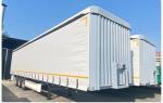 Versatile CIMC Tarped Semi-Trailer Frames Customizable For Cargo Protection
