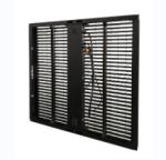 Outdoor transparent led screen mesh display panel glass wall curtain for Glass