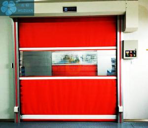 Wholesale Red 1.2m/S 0.8mm Curtain PVC Roller Shutter Doors from china suppliers