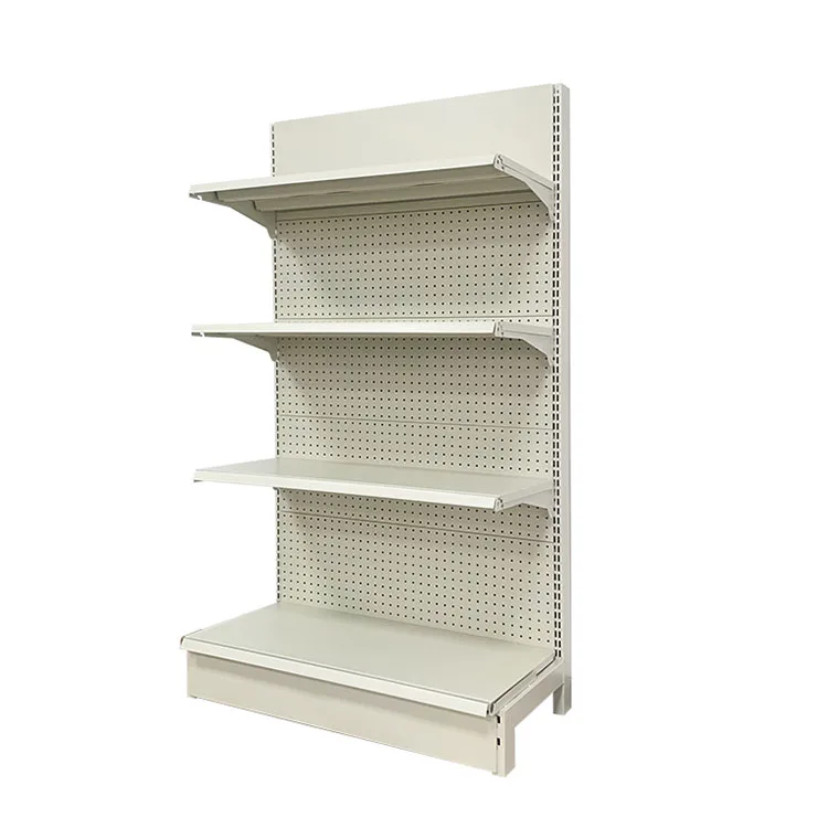 Xingye Factory Custom Size Color pharmacies shelving grocery rack supermarket gondola shelving