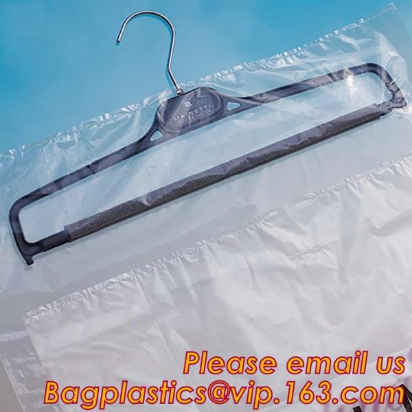 Clear poly laundry plastic roll dry cleaning bags for packing shirts,dresses,