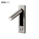 Modern led reading light 12v headboard wall light for bed wall light bedside
