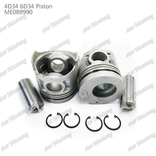 4D34 Engine Piston Pin Hole 36mm With Alfin Without Oil Gallery ME088990 For