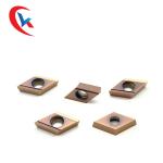 CNC lathe finishing blade DCGT11T301R-Y Bronze coating HRA 91.8 Tungsten Carbide
