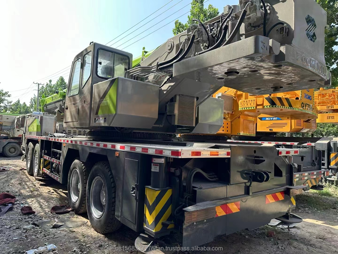 Construction Machine Used ZOOMLION 80 Ton Crane with Max. Lifting Height of 4.5m