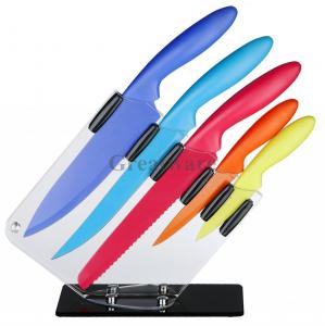China 5 Piece Multi Colored Kitchen Knife Set on sale