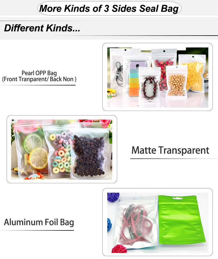 Glossy Plastic Holographic Foil Pouch Packaging