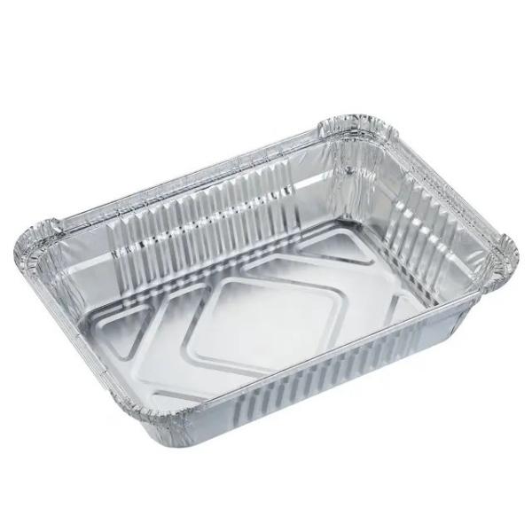 Pet Food Packing Container Square Disposable Takeout Lunch Box Aluminium Food