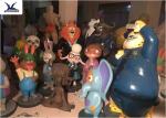 Amusement Park Equipment Lovely Fiberglass Life Size Artificial Cartoon Statues