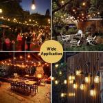 Warm White 2700K LED Holiday Lights Weatherproof Connect Multiple LED Bulb