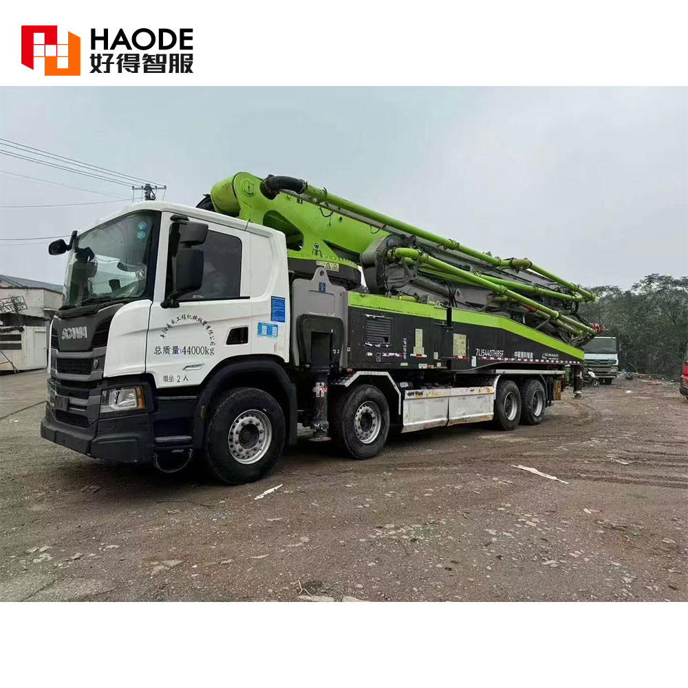 2021 Zoomlion Scania 63m (5 axle) Used Concrete Pump Truck 332KW Power Diesel Earth Pump Trucks