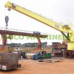 Hydraulic 5t 15m High Strength Steel Stiff Boom Crane