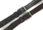 Fashionable Mens Casual Black Belt With 3 Rows Punching Classic Prong Buckle