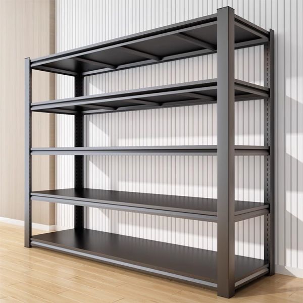 Bolted Or Boltless Type Light Duty Metal Shelving Multilayer Storage Rack For Home Office