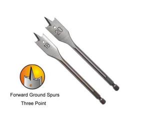Wholesale Spade Tip Drill Bit For Wood Drilling Holes , Hex Shank Spade Bit from china suppliers
