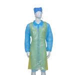 Various Colors Disposable Plastic Sleeveless Apron Adult PE Apron Disposable