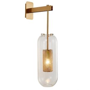 Wholesale Post Modern Glass Material Corridor E27 Wall Mounted Lamps from china suppliers
