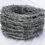 Factory Price 500m Per Roll Stretching Barbed Wire Galvanized Barbed Wire Coil