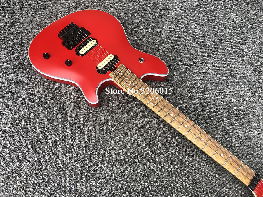 High-quality Wolfgang EVH electric guitar matt red color zebra pickups floyd rose bridge free shipping