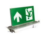 200LM Ceiling Recessed Indoor Led Battery Operated exit signs with emergency