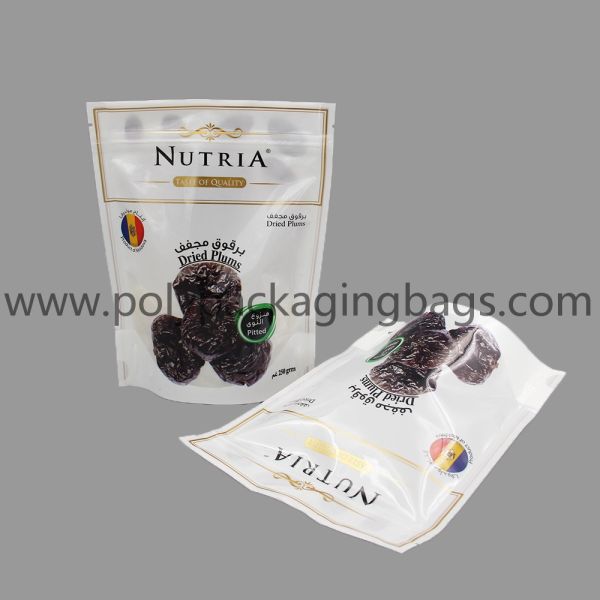 Food Packaging Standing Aluminum Foil Zip Lock Bag