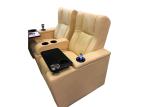 Entertainment 3 Seater Metal Base Movie Recliners