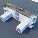 Furnished Transportable Site Office Building Galvanized Steel Frame