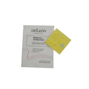 Wholesale Customized Colorful Face Mask Packaging , Small Mylar Bag Pouch With Tear Notch from china suppliers