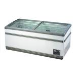 Supermarket Island Display Merchandiser Chest Freezer With Static Cooling System