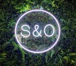 Small Backlit Neon Sign Led Neon Lights Letters PS Board 75cm