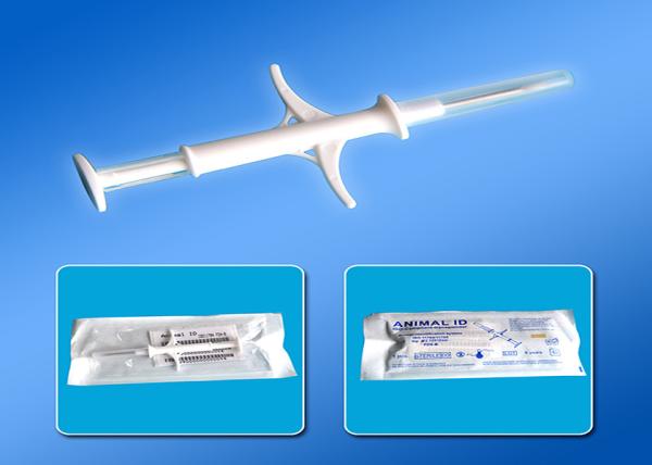 Pet Dog Cat ID Tracking Microchip 2.12 * 12mm With Syringe Injectable Transponde