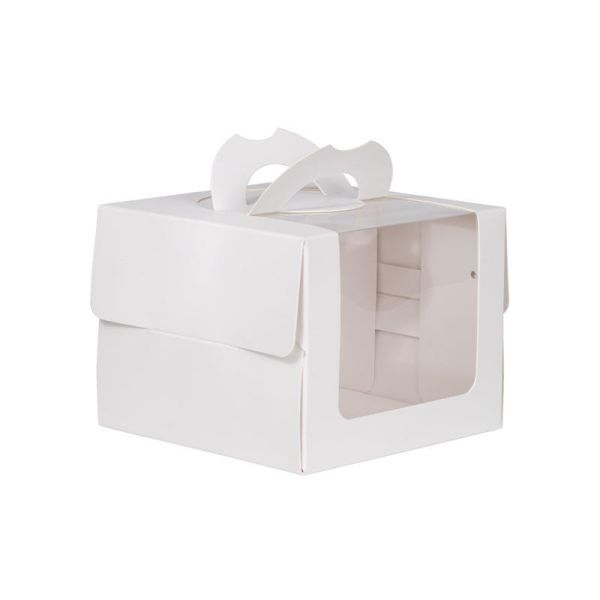 Paper Cake Box With Window Packaging Cake Boxes With Handles and Cake Board