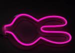 Pink Rabbit Neon Signs with stand & USB for Christmas gift For Child