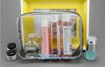 Promotion 25s heat seal clear transparent pvc cosmetic bag plastic bag, lady