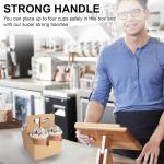 Kraft Drink Carrier With Handles Holds Up To 4 Cups Of 20 Oz. Each - Great For