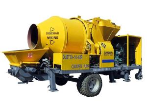Wholesale DJBT30 self loading small portable mobile diesel concrete pump with mixer from china suppliers