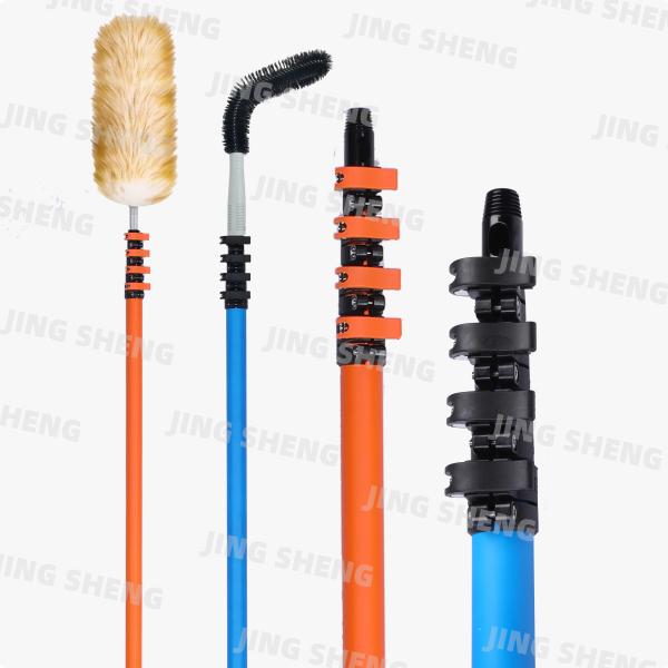 50ft Anti Spin Industrial Duster For Duct Cleaning Easy To Use And Store Cost