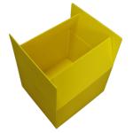 Pp Foldable Corrugated Plastic Box Lightweight Custom Packaging Shipping