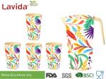 Outdoor Indoor Bamboo Water Jug Melamine Beverage Pitcher Unbreakable With