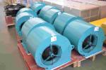 Single Phase 4 Pole Double Inlet Centrifugal Fan 10 Inch Blade Converter Cooling