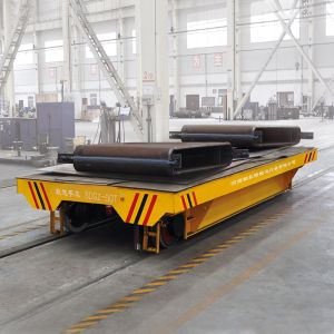 Wholesale Steel Mill Moving Metal Parts Custom Handling Cart Motorized Rail Vehicle from china suppliers