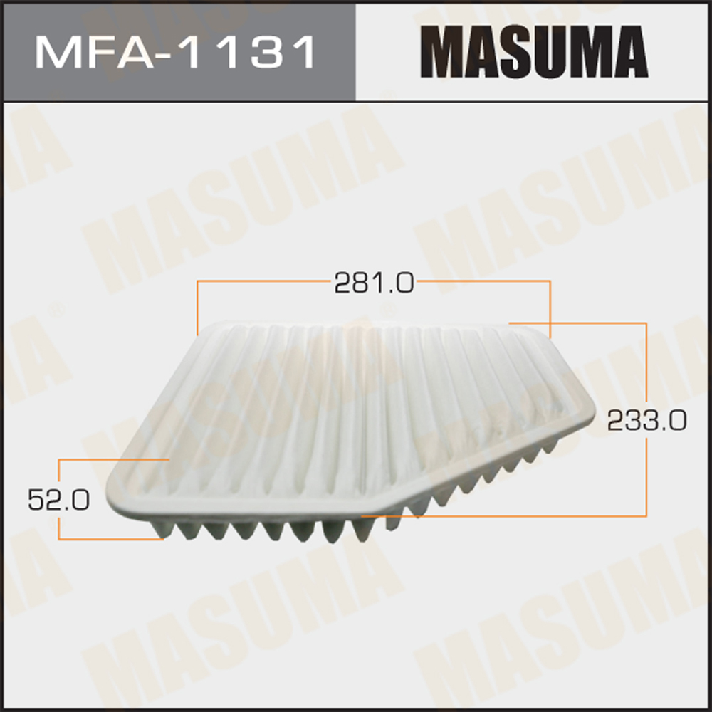 MFA-1131 Activated Carbon Air Filter for Vehicle 17801-50060 17801-50060-79 17801-OP020