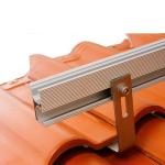 Solar Roof Aluminum Hook Installation Site on Tile Roof for 1.4KN/m2 Snow Load