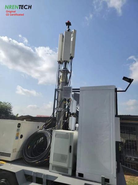 15m mobile telescopic mast-aluminum materials-pneumatic mast-300kg payloads-