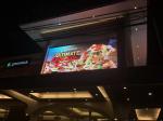 P25mm Full Color HD Flexible Transparent Glass Led Display/Outdoor Advertising