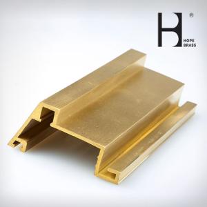 Wholesale ODM Fade Resistant Brass Profile Extrusions For Architecture Decoration from china suppliers