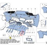 For Ferrari 458 Diffuser Internal Fins (No.5) OEM 81373310