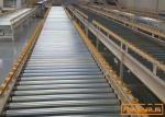 Boxes Pallets Transport 150kg/M 100mm Low Floor Chain Roller Conveyor