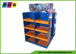 Multi Sided Corrugated Pallet Display Shelves , Product Display Stands For RC